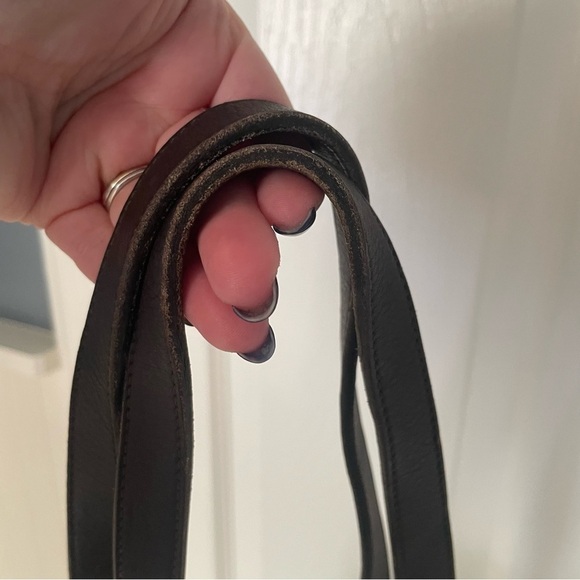 Vintage Dooney & Bourke Bucket Shoulder Hobo Tote Handbag Purse BROWN Suede - Picture 15 of 15